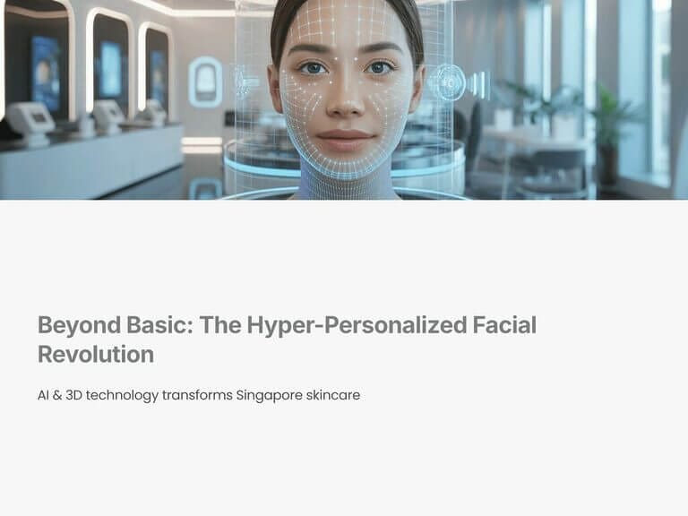 Discover how AI and 3D tech are changing facials in Singapore. Learn how hyper-personalized skincare gives real results—then see why customers at Wellaholic love it.