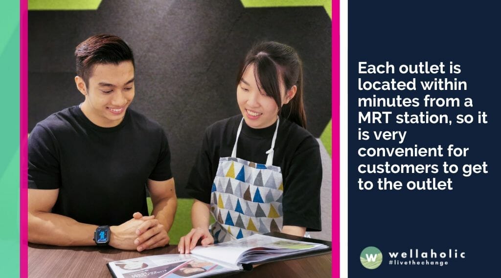 每个分店都位于离地铁站几分钟的距离内,因此顾客前往分店非常方便。