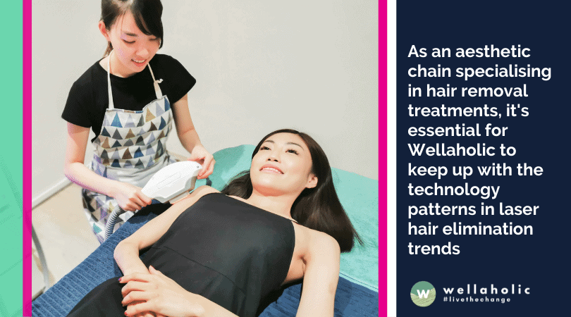 As an aesthetic chain specialising in hair removal treatments, it's essential for Wellaholic to keep up with the technology patterns in laser hair elimination trends