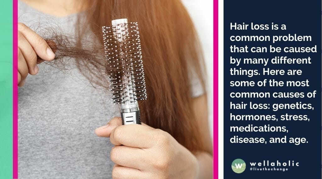 Hair loss is a common problem that can be caused by many different things. Here are some of the most common causes of hair loss: genetics, hormones, stress, medications, disease, and age.