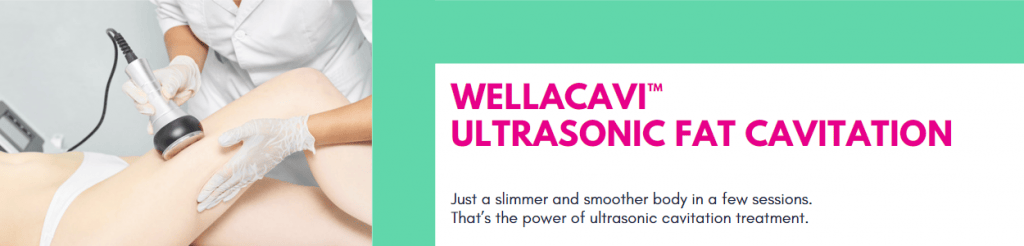 Ultrasound fat cavitation to vibrate and burst the fat deposits