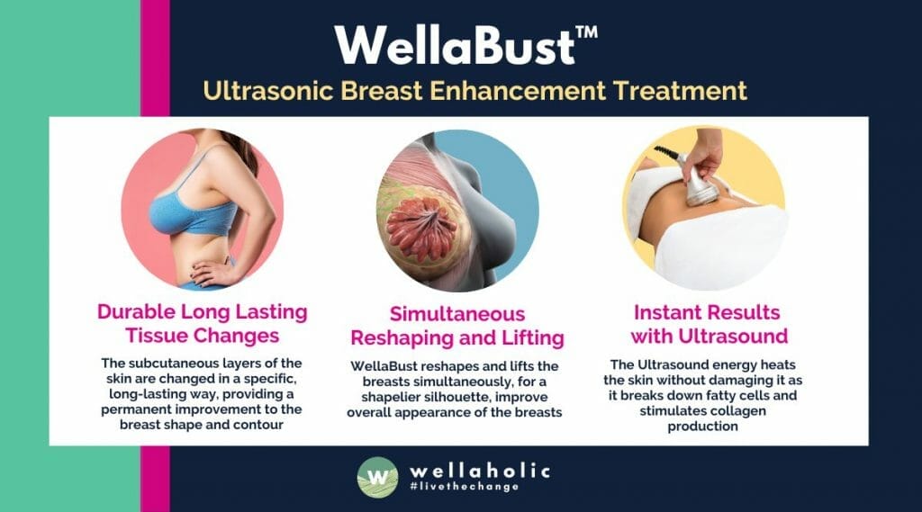 Discover WellaBust™ Ultrasonic Breast Enhancement, a revolutionary solution for natural breast augmentation. Achieve your desired bust size safely and effectively. Try WellaBust™ today!