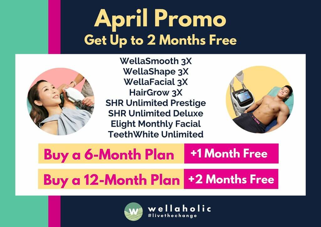 Get ready to indulge in a longer, more rewarding beauty journey with Wellaholic's unbeatable April promotion!