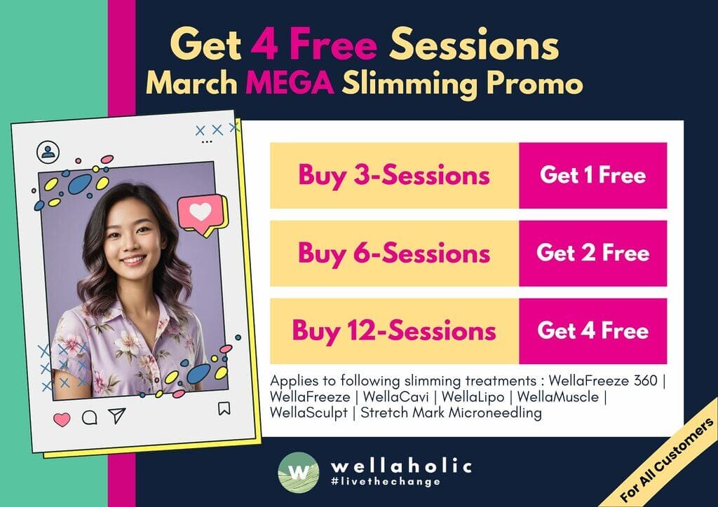 Get up to 4 FREE body shaping sessions + 20% off at Singapore's award-winning aesthetic chain. Valid till March 28. Don't miss out!