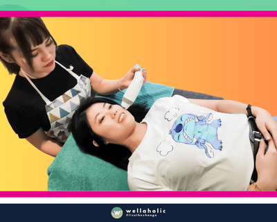 In the vibrant city of Singapore, a female customer is experiencing the innovative RF Vlift facial treatment at Wellaholic. This advanced treatment is designed to help individuals achieve their skincare goals by using radio frequency (RF) technology to rejuvenate and firm the skin. The RF Vlift facial treatment is a non-invasive procedure that uses RF energy to heat the dermis, the deepest layer of skin, stimulating collagen production and resulting in tighter, firmer skin. This process results in a more youthful and refreshed appearance, enhancing the individual’s overall look. The effectiveness of the RF Vlift facial treatment is widely recognized. Many customers have reported visible improvements in their skin texture, tone, and firmness after just a few sessions, making it a popular choice for those seeking a safe and effective skincare treatment. The male customer undergoing the treatment is in the capable hands of Wellaholic’s professional staff. Their expertise and dedication to customer satisfaction ensure a positive and comfortable experience throughout the treatment process.