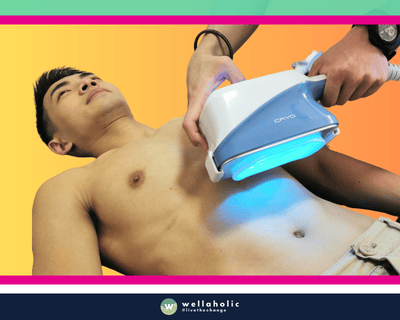 In the bustling city of Singapore, a man is availing the state-of-the-art WellaFreeze 360 fat freeze treatment at Wellaholic. This revolutionary treatment is designed to assist individuals in their journey towards achieving their desired body shape by targeting and eliminating stubborn fat cells through a process of controlled cooling. The WellaFreeze 360 fat freeze treatment is a non-surgical procedure that employs the principle of cryolipolysis to freeze and destroy fat cells, leaving the surrounding tissues unaffected. The body then naturally metabolizes and expels these dead cells over time, resulting in a more defined and contoured physique. The efficacy of the WellaFreeze 360 fat freeze treatment is well-documented. Numerous customers have reported noticeable changes after just a handful of sessions, making it a sought-after choice for those in pursuit of a safe and effective fat reduction technique.