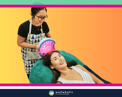 In the bustling city-state of Singapore, a female customer is experiencing the innovative Low-Level Laser Therapy (LLLT) treatment at Wellaholic. This advanced treatment is designed to help individuals achieve their hair health goals by using low-level laser light to stimulate hair follicles and promote hair growth. The LLLT treatment is a non-invasive procedure that uses low-level laser light to target hair follicles, stimulating cellular activity and promoting hair growth. This process results in thicker, healthier, and more robust hair, enhancing the individual’s overall appearance. The effectiveness of the LLLT treatment is widely recognized. Many customers have reported visible improvements in their hair thickness and health after just a few sessions, making it a popular choice for those seeking a safe and effective hair health treatment. The male customer undergoing the treatment is in the capable hands of Wellaholic’s professional staff. Their expertise and dedication to customer satisfaction ensure a positive and comfortable experience throughout the treatment process.