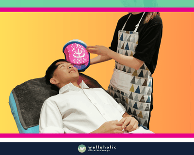 In the bustling city-state of Singapore, a male customer is experiencing the innovative Low-Level Laser Therapy (LLLT) treatment at Wellaholic. This advanced treatment is designed to help individuals achieve their hair health goals by using low-level laser light to stimulate hair follicles and promote hair growth. The LLLT treatment is a non-invasive procedure that uses low-level laser light to target hair follicles, stimulating cellular activity and promoting hair growth. This process results in thicker, healthier, and more robust hair, enhancing the individual’s overall appearance. The effectiveness of the LLLT treatment is widely recognized. Many customers have reported visible improvements in their hair thickness and health after just a few sessions, making it a popular choice for those seeking a safe and effective hair health treatment. The male customer undergoing the treatment is in the capable hands of Wellaholic’s professional staff. Their expertise and dedication to customer satisfaction ensure a positive and comfortable experience throughout the treatment process.