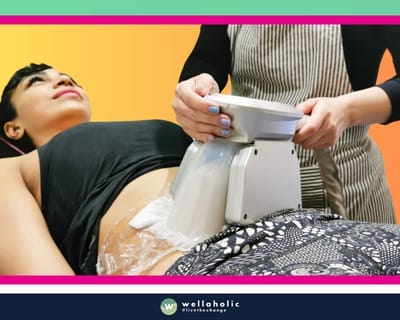 In the bustling city of Singapore, a woman is availing the state-of-the-art WellaFreeze 360 fat freeze treatment at Wellaholic. This revolutionary treatment is designed to assist individuals in their journey towards achieving their desired body shape by targeting and eliminating stubborn fat cells through a process of controlled cooling. The WellaFreeze 360 fat freeze treatment is a non-surgical procedure that employs the principle of cryolipolysis to freeze and destroy fat cells, leaving the surrounding tissues unaffected. The body then naturally metabolizes and expels these dead cells over time, resulting in a more defined and contoured physique. The efficacy of the WellaFreeze 360 fat freeze treatment is well-documented. Numerous customers have reported noticeable changes after just a handful of sessions, making it a sought-after choice for those in pursuit of a safe and effective fat reduction technique.