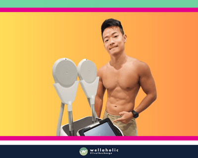 In the heart of Singapore, a male customer is experiencing the state-of-the-art WellaMuscle treatment at Wellaholic. This advanced treatment is designed to help individuals achieve their fitness goals by using EMS (Electrical Muscle Stimulation) technology to enhance muscle strength and improve body contour. The WellaMuscle treatment is a non-invasive procedure that uses electrical impulses to stimulate muscle contraction, mimicking the natural way the body moves. This process results in improved muscle tone and strength, enhancing the individual’s overall physique and fitness level. The effectiveness of the WellaMuscle treatment is widely recognized. Many customers have reported visible improvements in their muscle tone and strength after just a few sessions, making it a popular choice for those seeking a safe and effective fitness enhancement treatment. The male customer undergoing the treatment is in the capable hands of Wellaholic’s professional staff. Their expertise and dedication to customer satisfaction ensure a positive and comfortable experience throughout the treatment process.