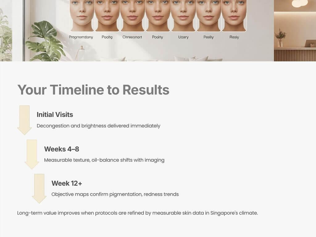 Long-term value improves when protocols are refined by measurable skin data in Singapore's climate.