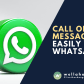 Call or message Wellaholic easily via whatsapp
