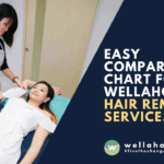 Comparison chart hair removal