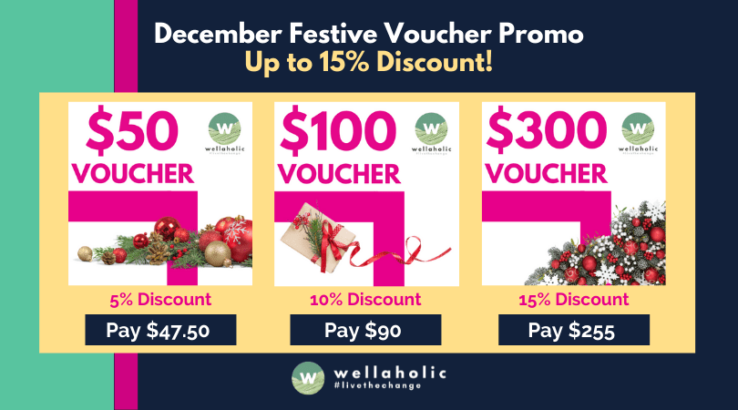 Dec Festive Promo Wellaholic Poster