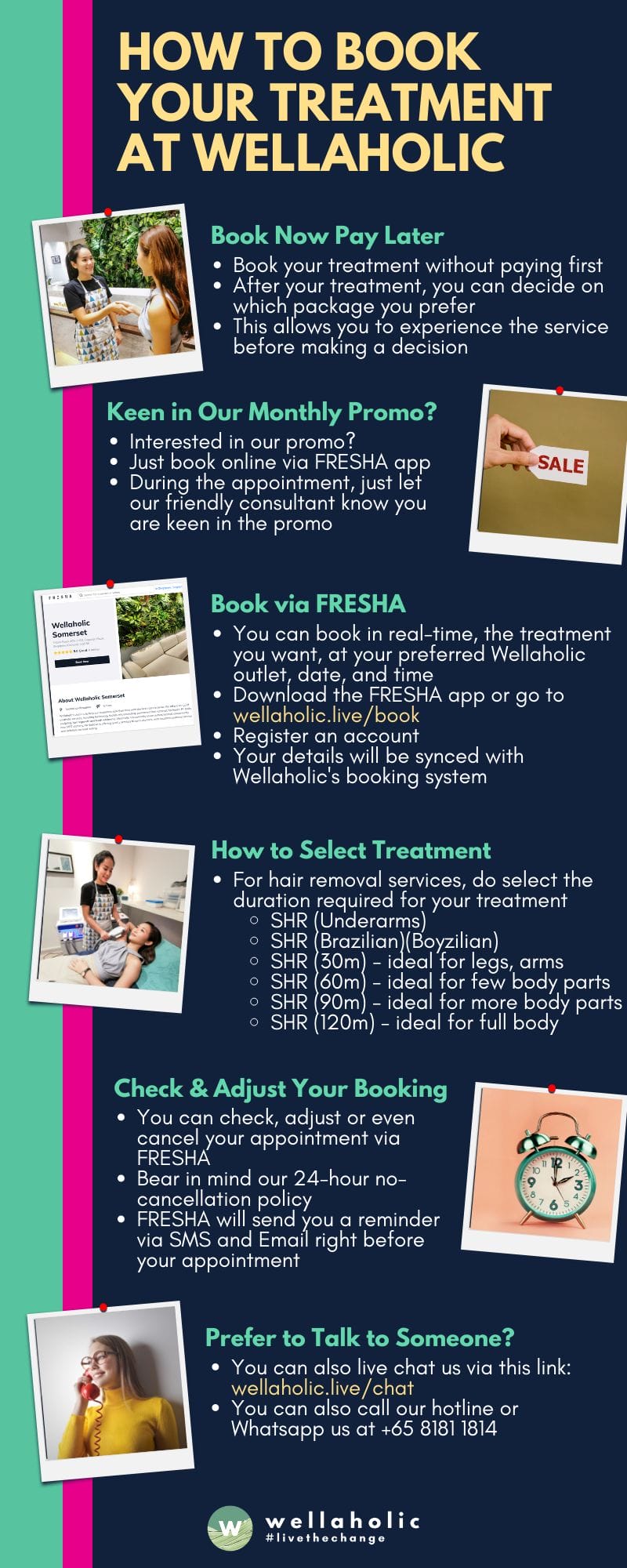 How to Book Your Treatment with Wellaholic