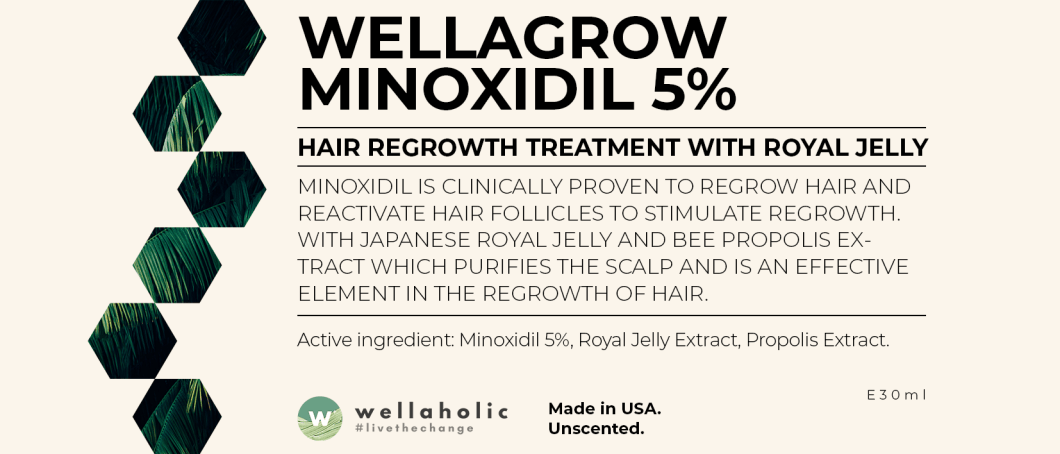 Minoxidil with Royal Jelly - Wellaholic