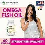 Omega Fish Oil Supplement by Wellaholic
