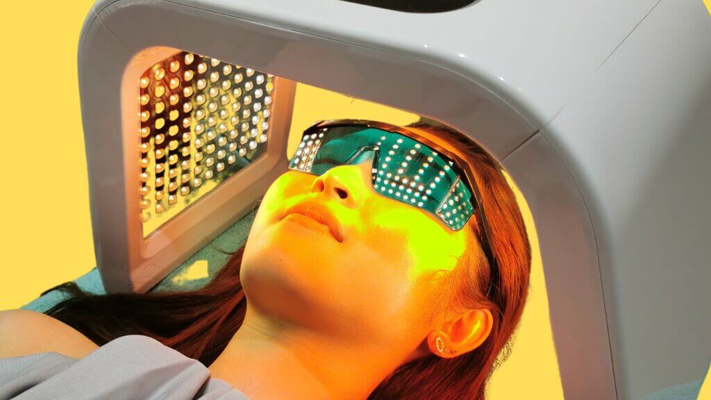 Wellaholic's LED Cell Regeneration Facial is a treatment that uses different wavelengths to target the skin for various beneficial effects, such as improving skin elasticity and triggering collagen and elastin production.