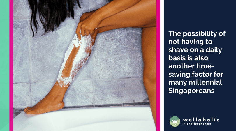 不必每天刮胡子的可能性对许多新加坡千禧一代来说也是另一个省时的因素。