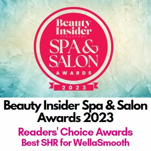 Beauty Insider Spa & Salon Awards 2023 for Best SHR for WellaSmooth
