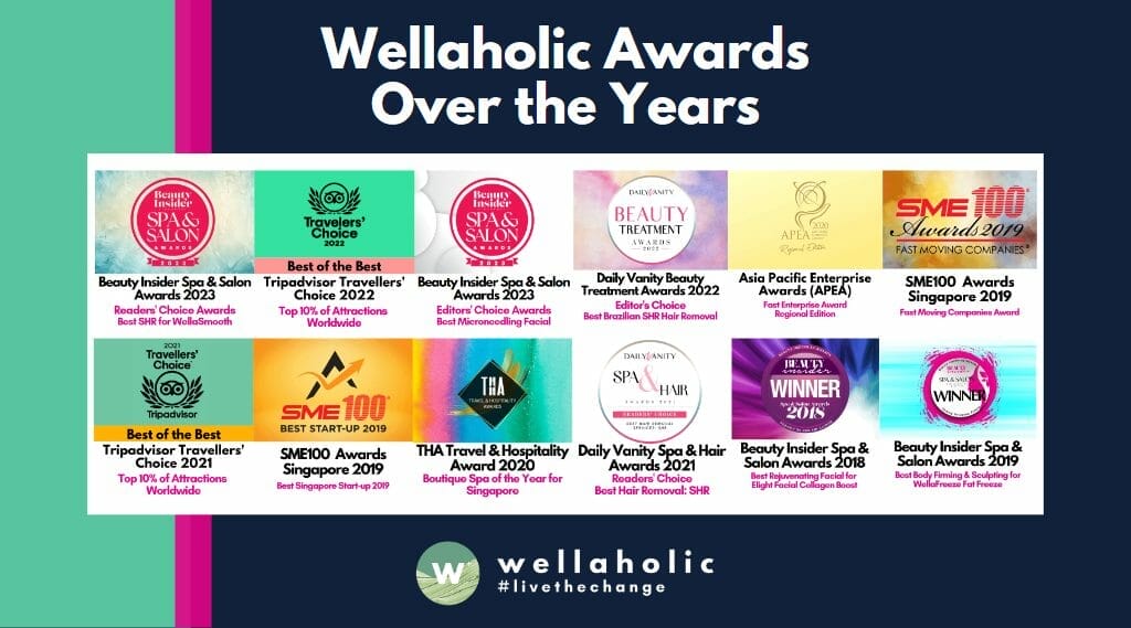 Wellaholic Awards over the Years