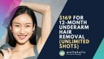 169 Underarms Hair removal