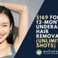 169 Underarms Hair removal