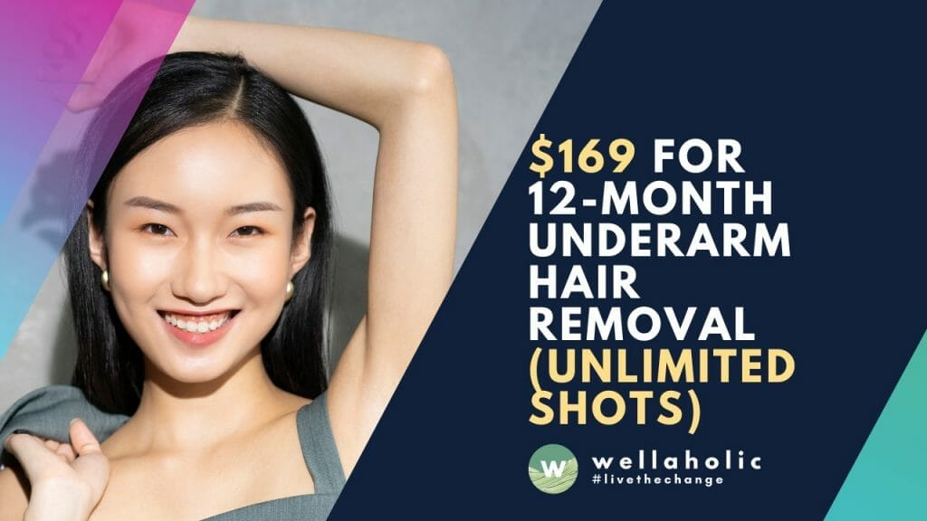 Save Time and Money with Wellaholic's Unlimited Underarms SHR Hair Removal  for Just