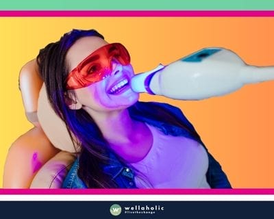 Wellaholic offers TeethWhite™, a premium teeth-whitening treatment in Singapore, using industrial-grade lamps, which can help whiten your teeth by up to 12 shades with immediate visible results. 