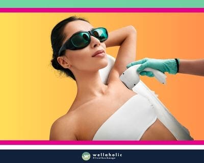 an expat doing underarms hair removal 