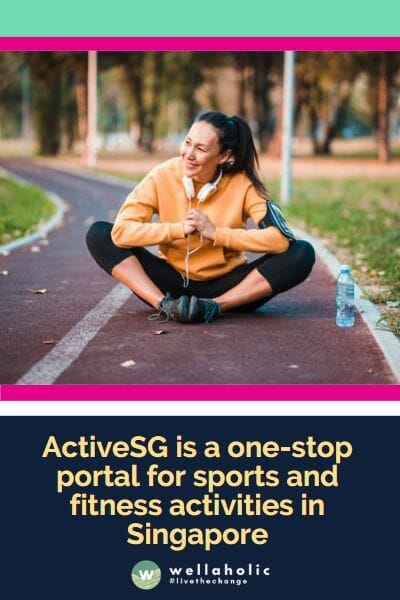 ActiveSG is a one-stop portal for sports and fitness activities in Singapore