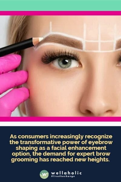 As consumers increasingly recognize the transformative power of eyebrow shaping as a facial enhancement option, the demand for expert brow grooming has reached new heights. 