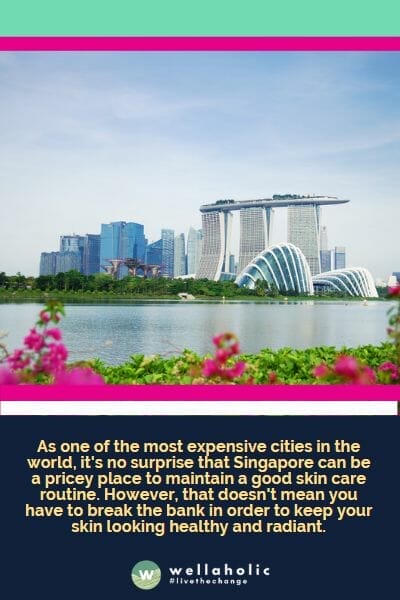 作为世界上最昂贵的城市之一，新加坡昂贵的价格让维持良好的护肤习惯并不令人意外。然而，这并不意味着您必须花费大量资金来保持皮肤的健康和光彩。