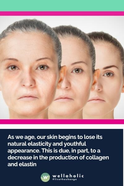 As we age, our skin begins to lose its natural elasticity and youthful appearance. This is due, in part, to a decrease in the production of collagen and elastin