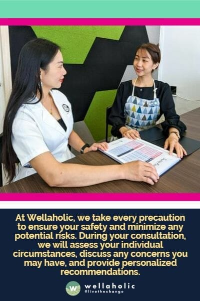 At Wellaholic, we take every precaution to ensure your safety and minimize any potential risks. Our skilled therapists are trained in performing lipocavitation with precision and care. During your consultation, we will assess your individual circumstances, discuss any concerns you may have, and provide personalized recommendations.
