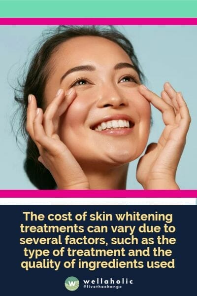 皮肤美白疗程的费用因多种因素而异，如治疗类型和使用的成分质量等。