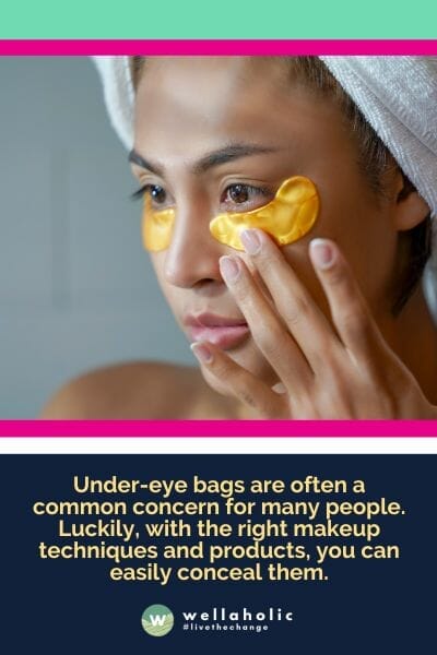 Under-eye bags are often a common concern for many people. Luckily, with the right makeup techniques and products, you can easily conceal them.