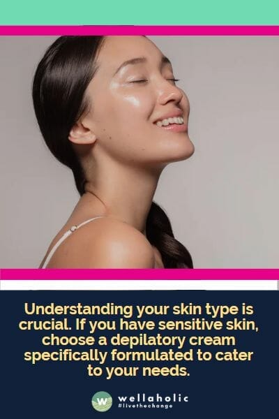 Understanding your skin type is crucial. If you have sensitive skin, choose a depilatory cream specifically formulated to cater to your needs.