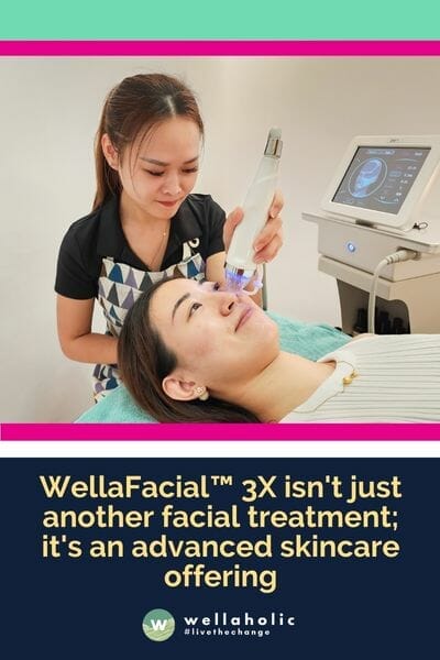 WellaFacial™ 3X isn't just another facial treatment; it's an advanced skincare offering