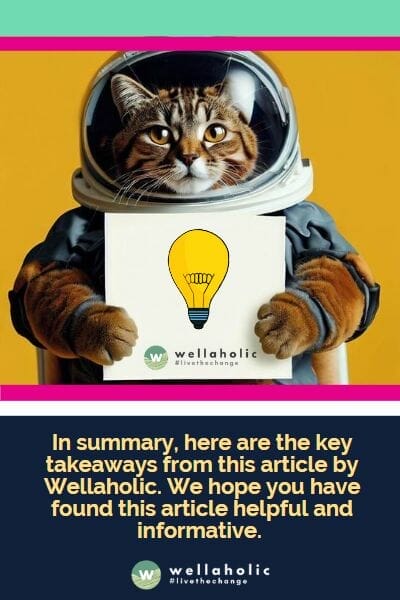 In summary, here are the key takeaways from this article by Wellaholic. We hope you have found this article helpful and informative. 
