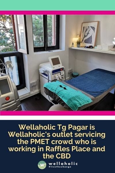 Wellaholic Tg Pagar is Wellaholic's outlet servicing the PMET crowd who is working in Raffles Place and the CBD