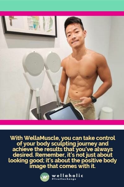 With WellaMuscle, you can take control of your body sculpting journey and achieve the results that you've always desired. Remember, it's not just about looking good; it's about the confidence, the self-esteem, and the positive body image that comes with it.