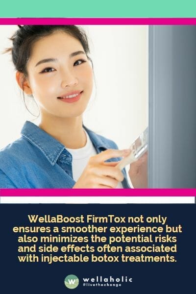 t not only ensures a smoother experience but also minimizes the potential risks and side effects often associated with injectable botox treatments.