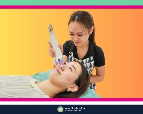At Wellaholic, we've honed our expertise in Gold RF Microneedling and Microneedling facial treatments over many years in Singapore, addressing various skin concerns like acne scars, wrinkles, and stretch marks. Our process begins with a thorough eligibility assessment, ensuring this treatment is right for you. Then, we hold a detailed consultation, crafting a personalized plan towards achieving a rejuvenated, youthful appearance. Our approach is balanced, managing expectations to ensure satisfying, lasting results. We pride ourselves on our professional, well-trained team, equipped with cutting-edge technology to provide safe, effective treatments. By choosing Wellaholic, you're entrusting your skin to skilled experts dedicated to guiding you through every step, ensuring optimal outcomes for your skin.