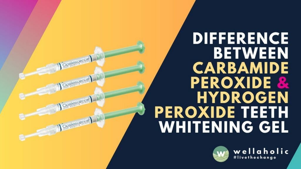 Difference Between Carbamide Peroxide & Hydrogen Peroxide Teeth Whitening Gel