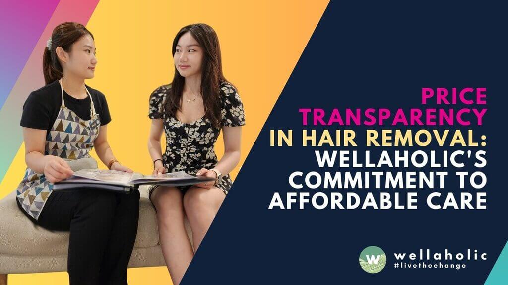Discover Wellaholic's commitment to affordable and transparent pricing for hair removal treatments in Singapore, including laser and SHR options. Say goodbye to unwanted hair!