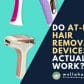at-home hair removal devices