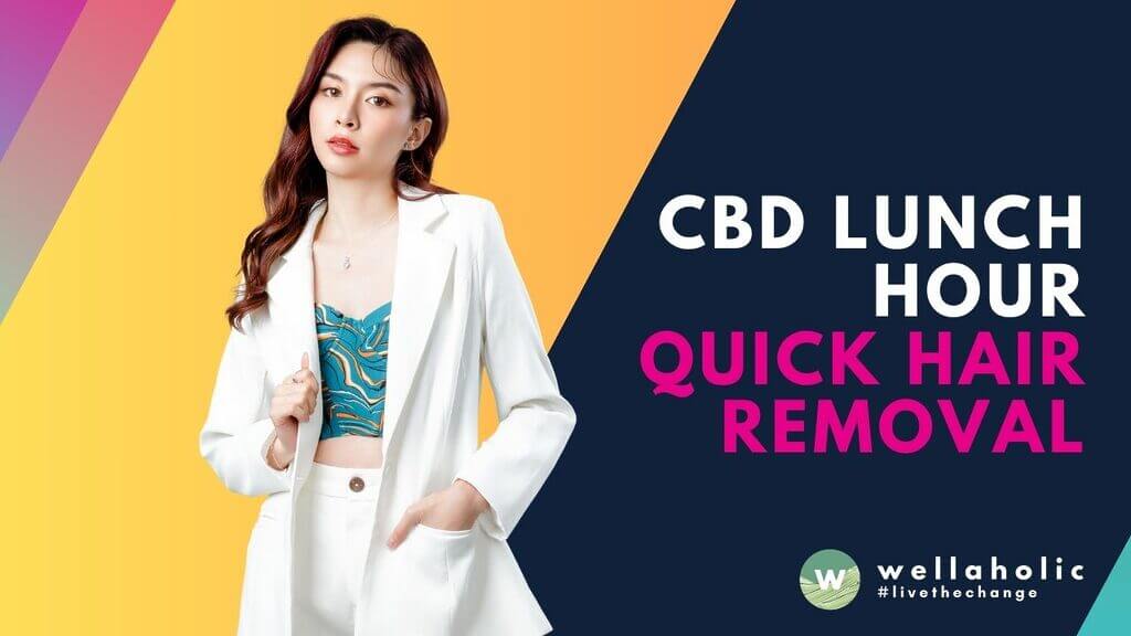 Get silky smooth with Wellaholic's CBD Lunch Hour Quick Hair Removal sessions! Fast, effective SHR treatments near you. Perfect for busy schedules.