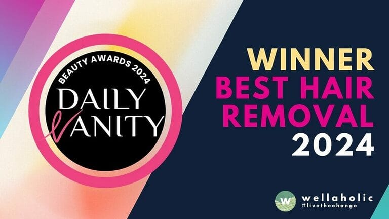 Wellaholic's WellaSmooth wins the 2024 Daily Vanity Beauty Award! Discover our award-winning beauty treatments and experience top-notch skincare and hair removal services.