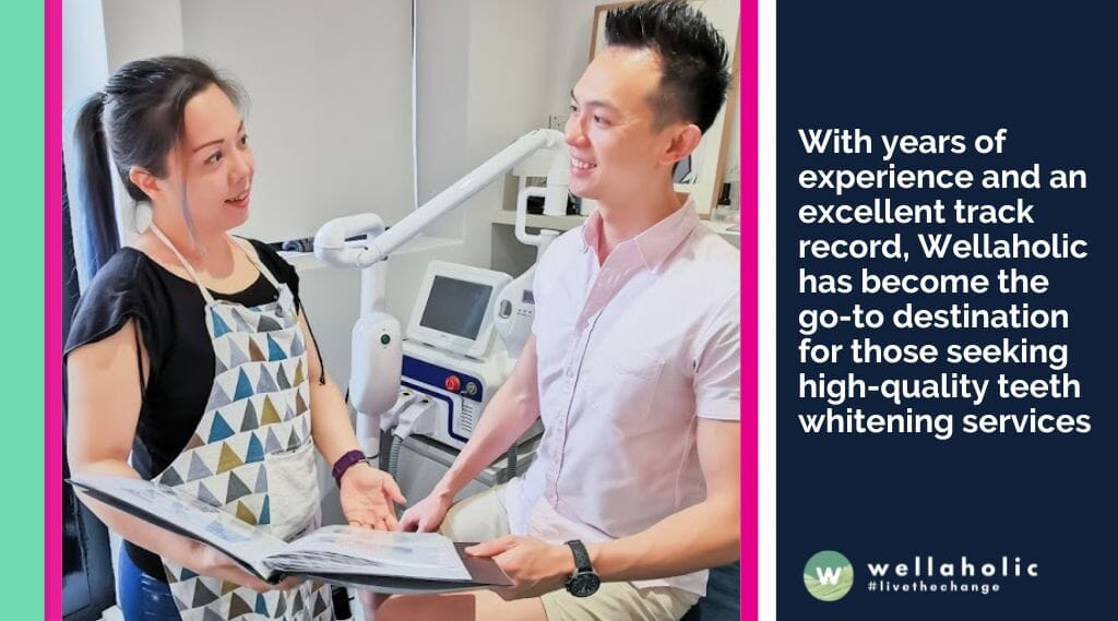 With years of experience and an excellent track record, Wellaholic has become the go-to destination for those seeking high-quality teeth whitening services